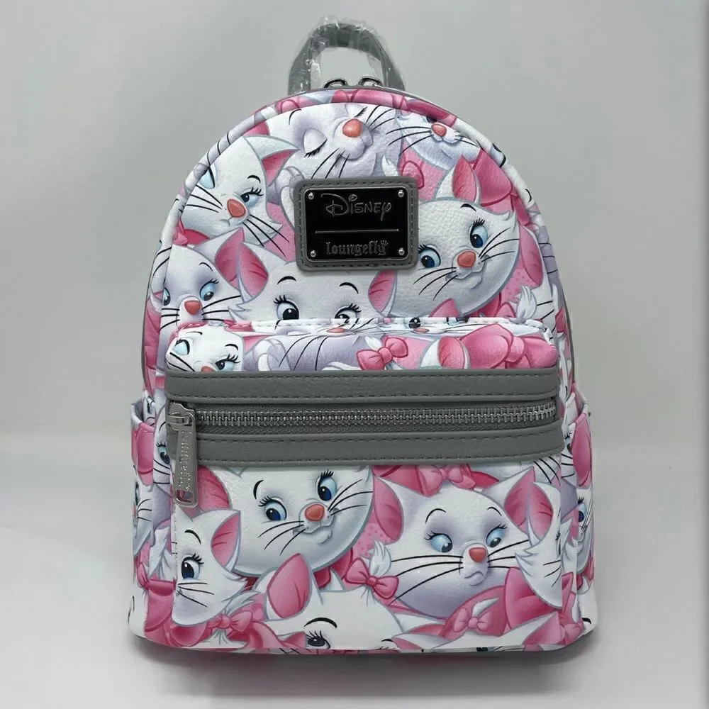 😻😺EXCLUSIVE Loungefly Disney The Aristocats Marie All Over Print Mini Ba…